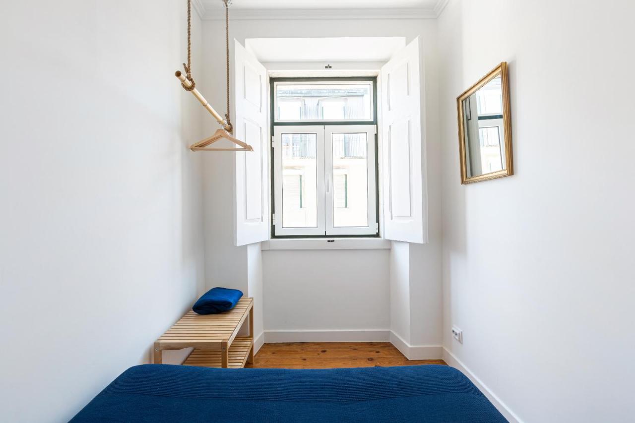 White & Blue Vintage Home In Graca Lisboa Kültér fotó
