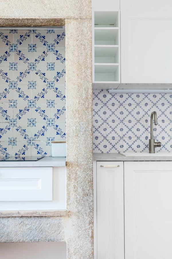 White & Blue Vintage Home In Graca Lisboa Kültér fotó