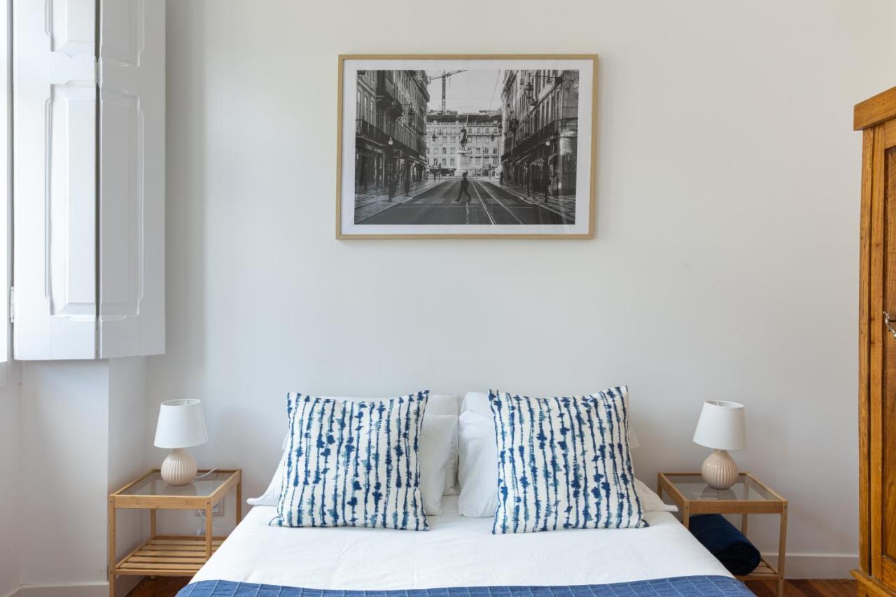 White & Blue Vintage Home In Graca Lisboa Kültér fotó