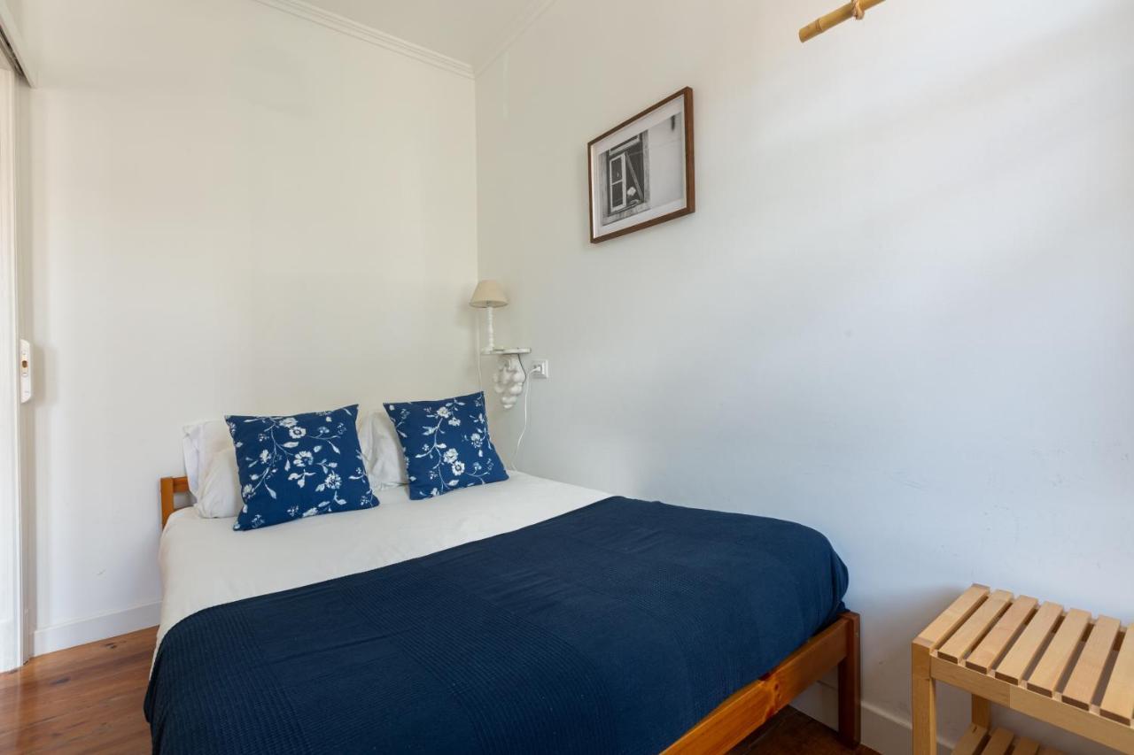 White & Blue Vintage Home In Graca Lisboa Kültér fotó