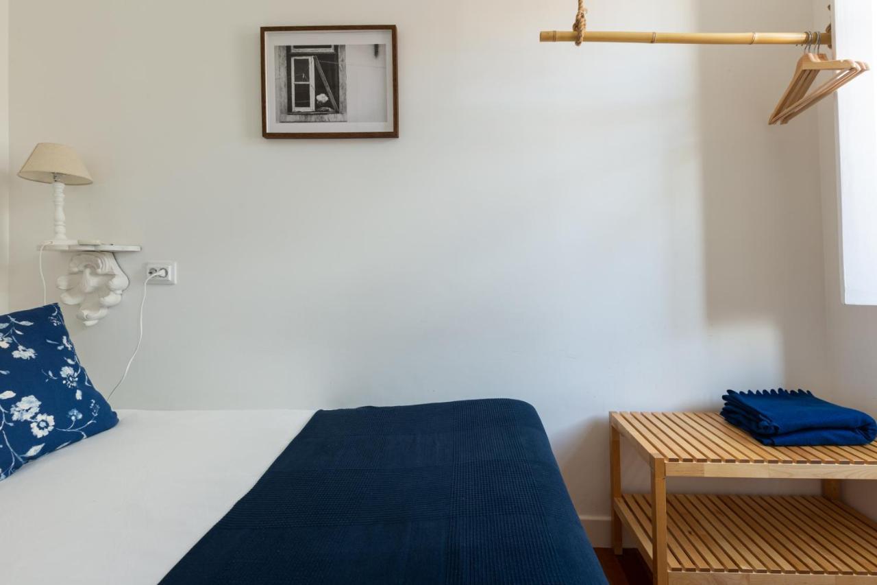 White & Blue Vintage Home In Graca Lisboa Kültér fotó
